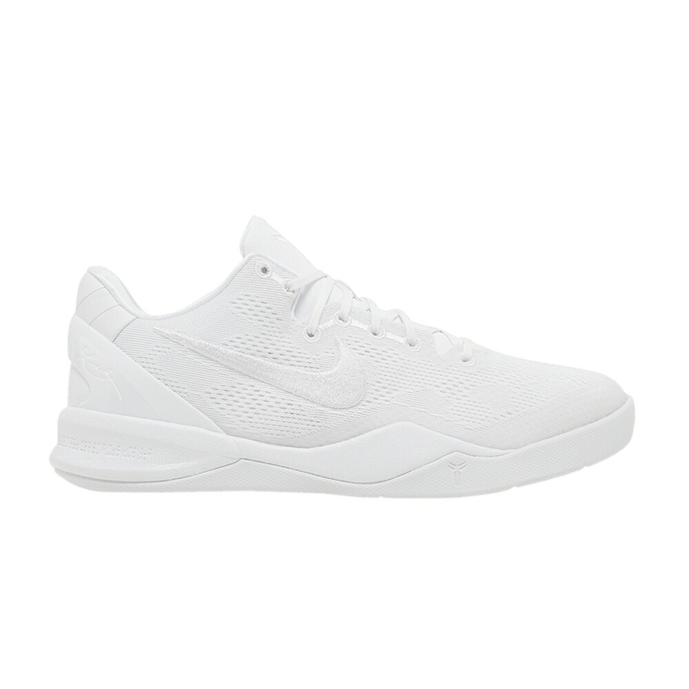 ナイキ コービー 白いこと 白いこと \u0027HALO\u0027 お坊っちゃん キッズ NIKE KOBE 8 GS / WHITE WHITE WHITE もの言う花 マタニティ スニーカー