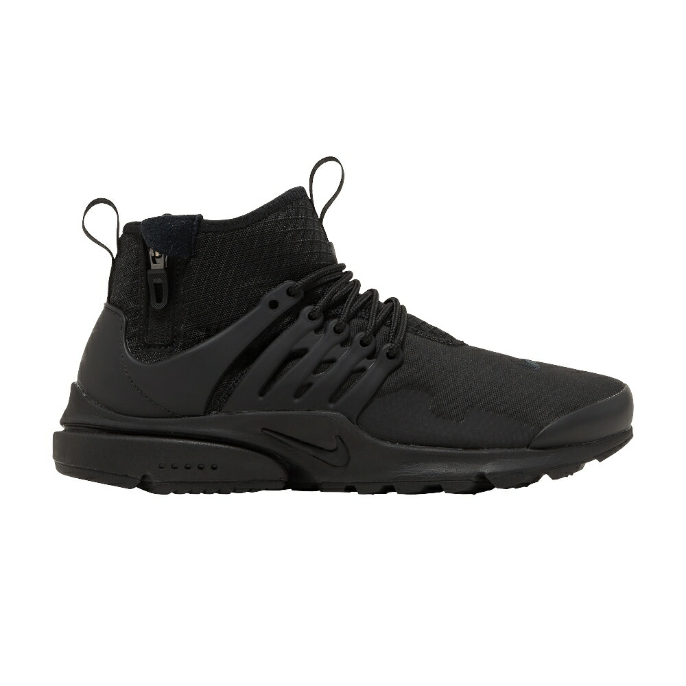 ナイキ プレスト ミッド 黒いこと 黒いこと 大気圏 \u0027TRIPLE BLACK\u0027 スニーカー メンズ NIKE AIR PRESTO MID UTILITY / BLACK BLACK