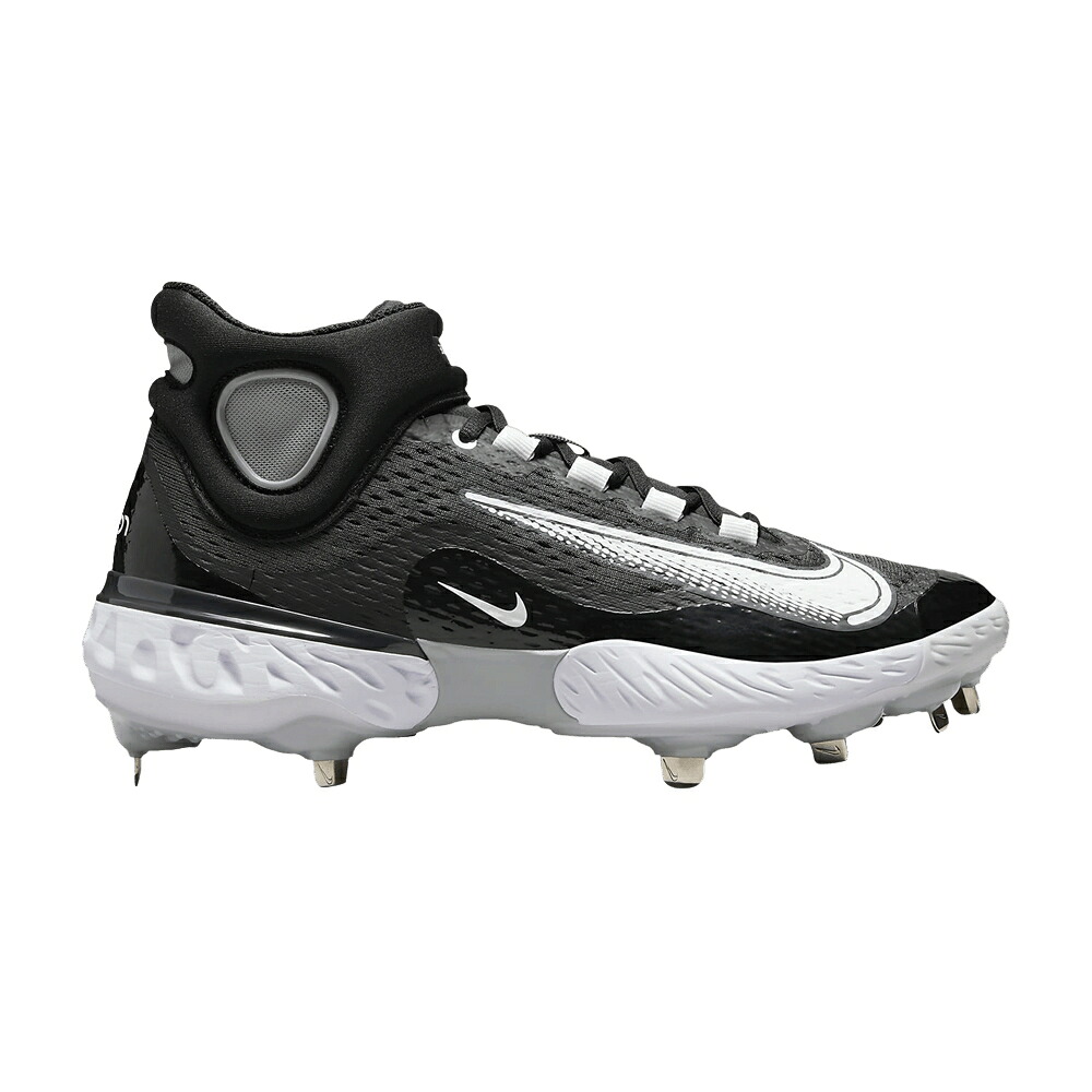 ナイキ アルファ ハラチ エリート ミッド 黒色 ブラック 灰色 グレー アルファハラチ 'BLACK GREY' スニーカー メンズ NIKE ALPHA HUARACHE ELITE 4 MID DARK SMOKE / BLACK DARK SMOKE GREY LIGHT|スニケス