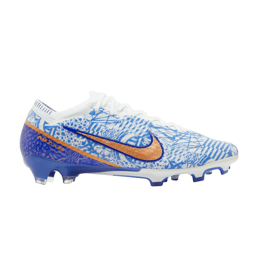 ナイキ ズーム エリート 白色 ホワイト コンコルド コンコード 青色 ブルー AZULEJO スニーカー メンズ NIKE ZOOM MERCURIAL VAPOR 15 ELITE CR7 FG / WHITE CONCORD MEDIUM BLUE