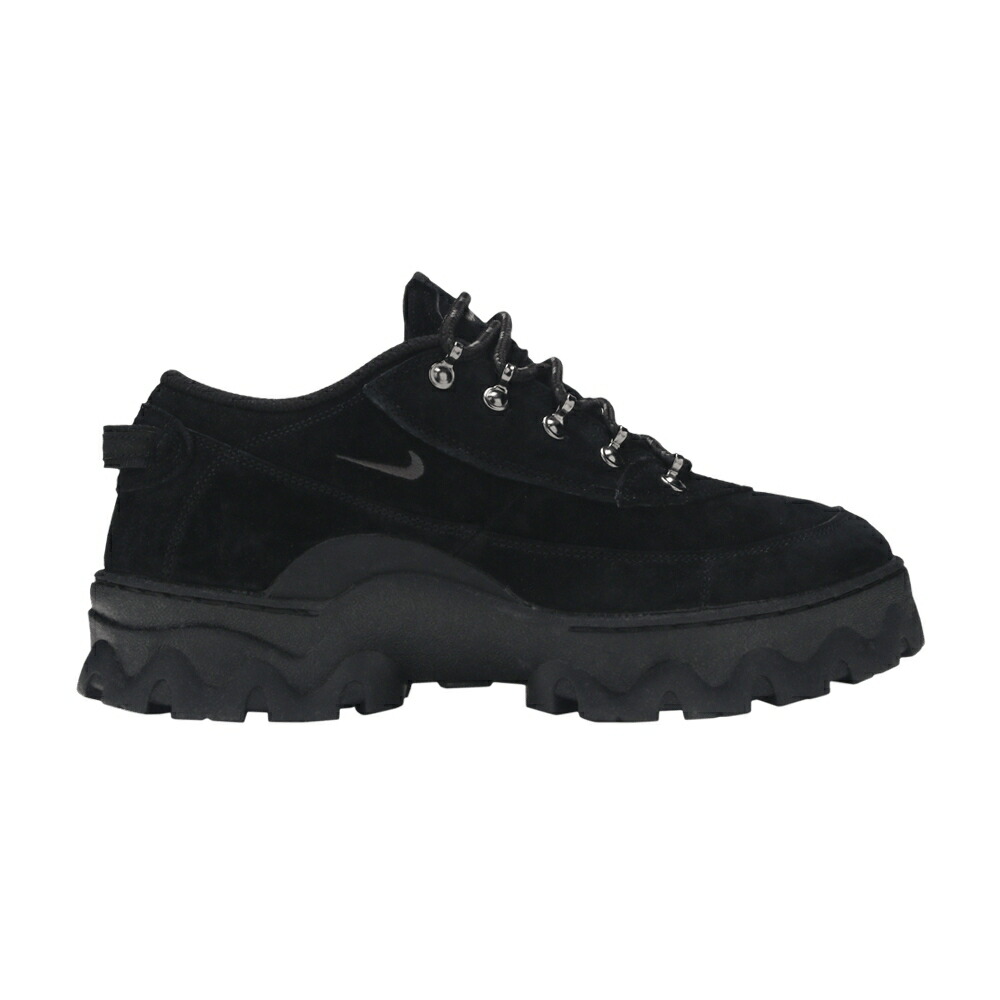 ナイキ 黒いこと 黒いこと 橙 オレンジ色 \u0027TRIPLE BLACK\u0027 スニーカー レディース NIKE WMNS LAHAR LOW / BLACK ORANGE BLACK DARK SMOKE