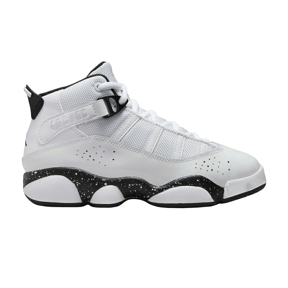 ナイキ リング 白色 ホワイト 黒色 ブラック エアジョーダン 'REVERSE OREO' ジュニア キッズ AIR JORDAN AIR JORDAN 6 RINGS PS / WHITE WHITE BLACK ベビー マタニティ スニーカー