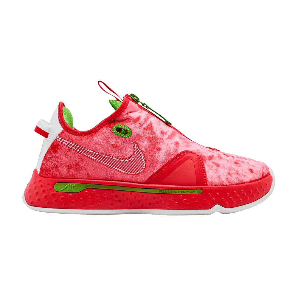 ナイキ クリムゾン 白いこと 白いこと 緑 緑であること \u0027CHRISTMAS\u0027 スニーカー メンズ NIKE PG 4 / CRIMSON WHITE GREEN APPLE VOLT