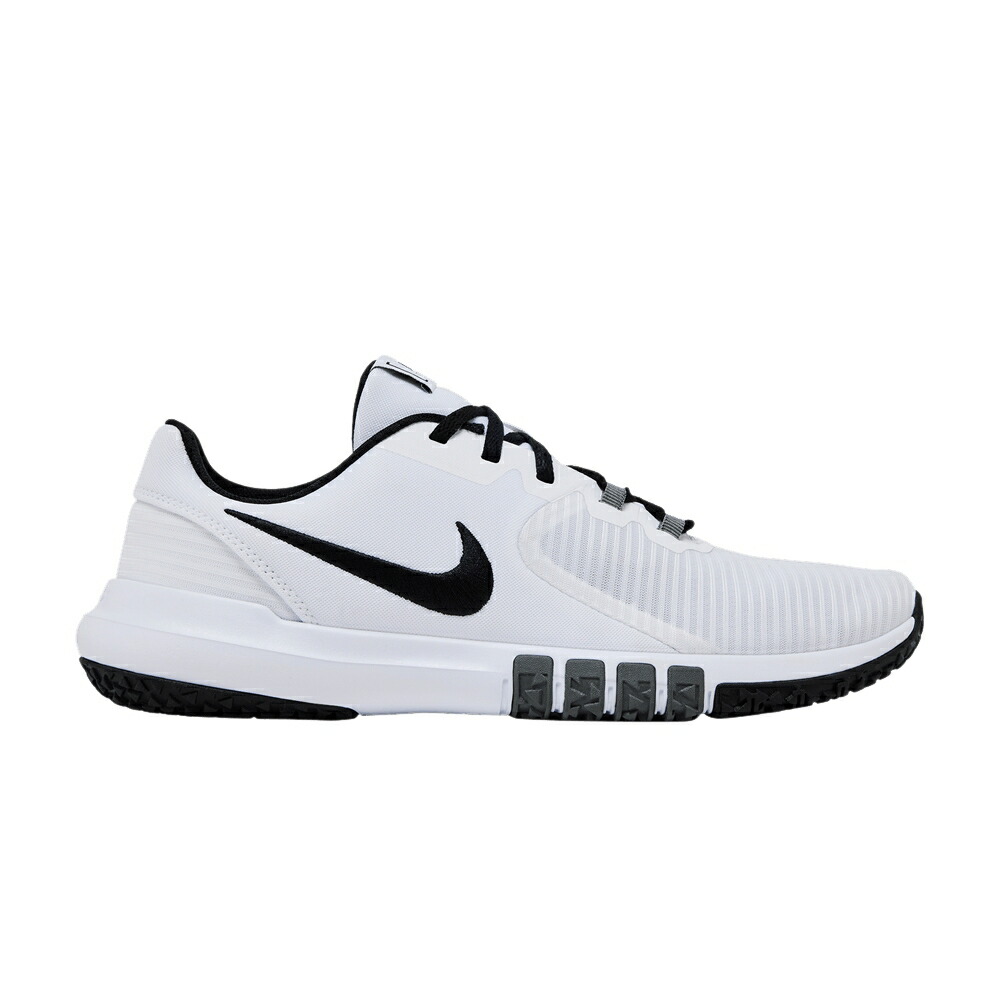 ナイキ 白色 ホワイト 灰色 グレー 黒色 ブラック 'WHITE' スニーカー メンズ NIKE FLEX CONTROL 4 / WHITE SMOKE GREY BLACK
