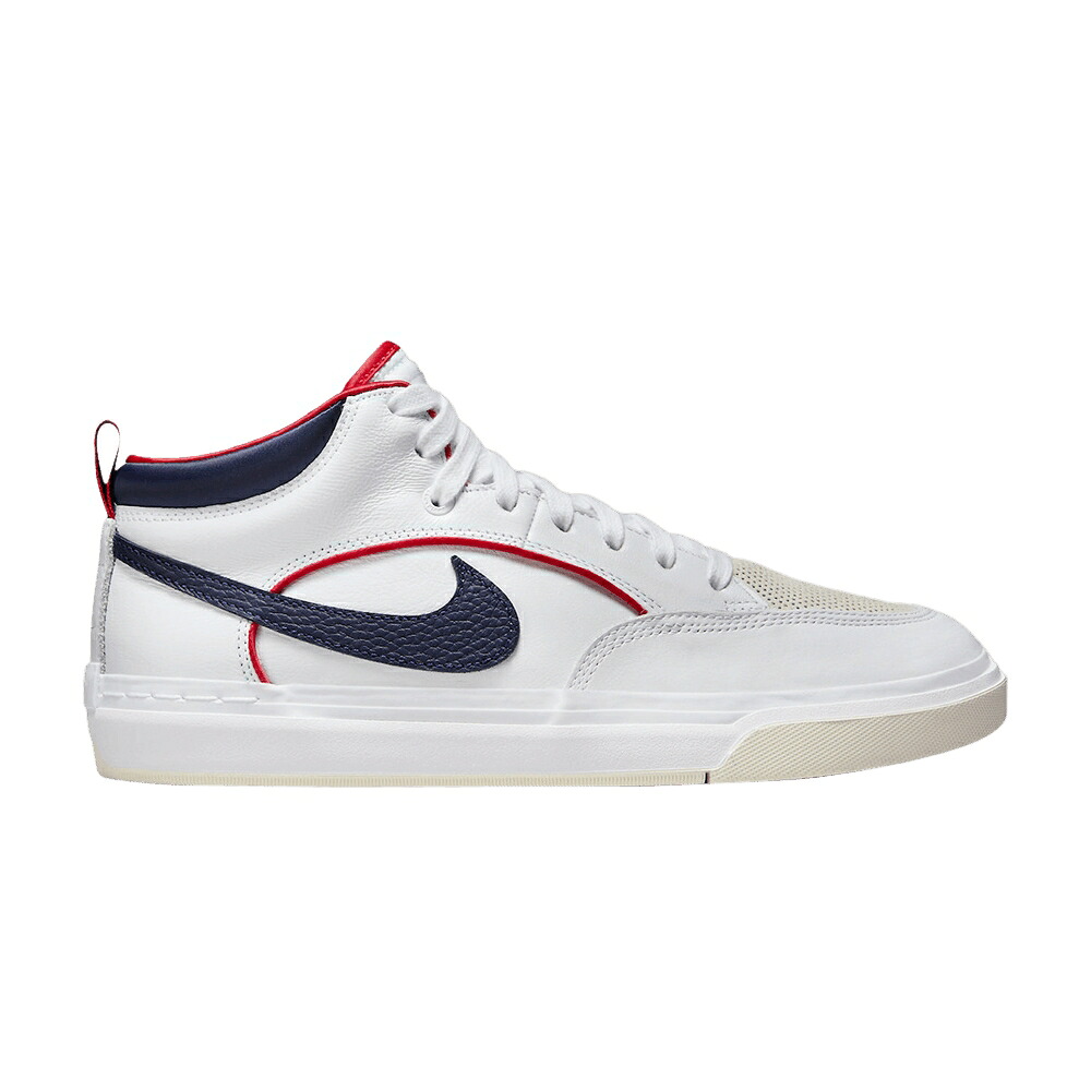 ナイキ リアクト エスビー 白いこと 白いこと 紺色 米国海軍 \u0027WHITE NAVY\u0027 スニーカー メンズ NIKE REACT LEO SB MIDNIGHT / WHITE MIDNIGHT NAVY UNIVERSITY