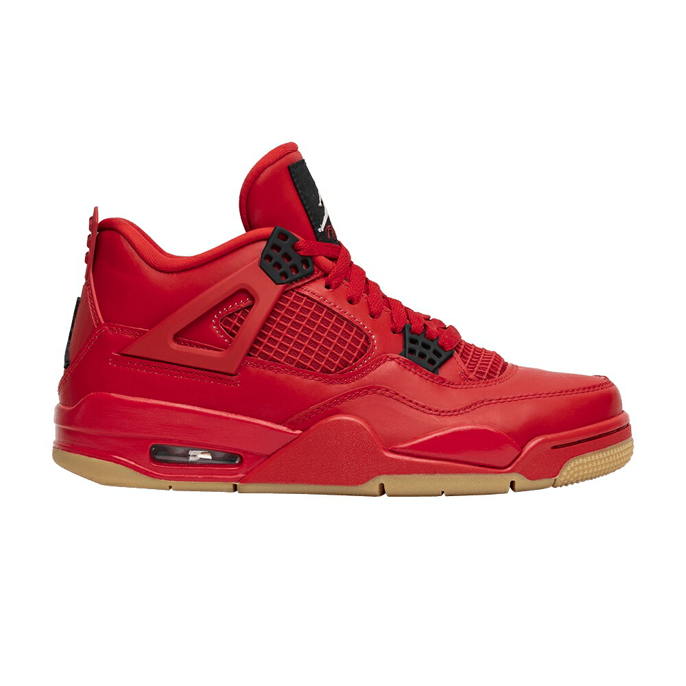 ナイキ ファイア 赤 レッド 白色 ホワイト 黒色 ブラック エアジョーダン INGLES DAY スニーカー レディース AIR JORDAN WMNS AIR JORDAN 4 RETRO NRG / FIRE RED SUMMIT WHITE BLACK
