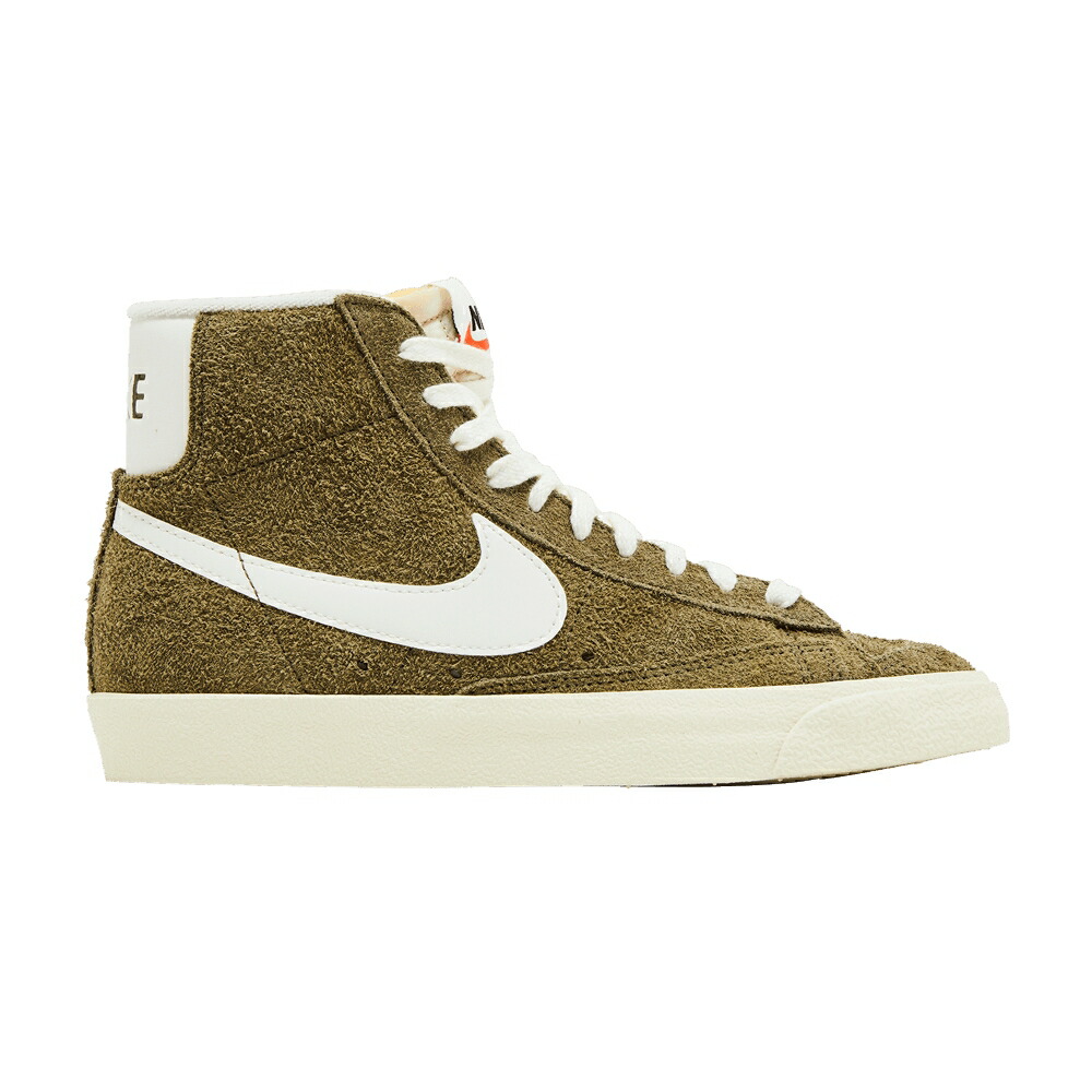 ナイキ ブレイザー ミッド ビンテージ ヴィンテージ オリーブ 黒いこと 黒いこと \u002777 \u0027OLIVE SUEDE\u0027 スニーカー レディース NIKE WMNS BLAZER MID VINTAGE / MEDIUM OLIVE COCONUT MILK BLACK