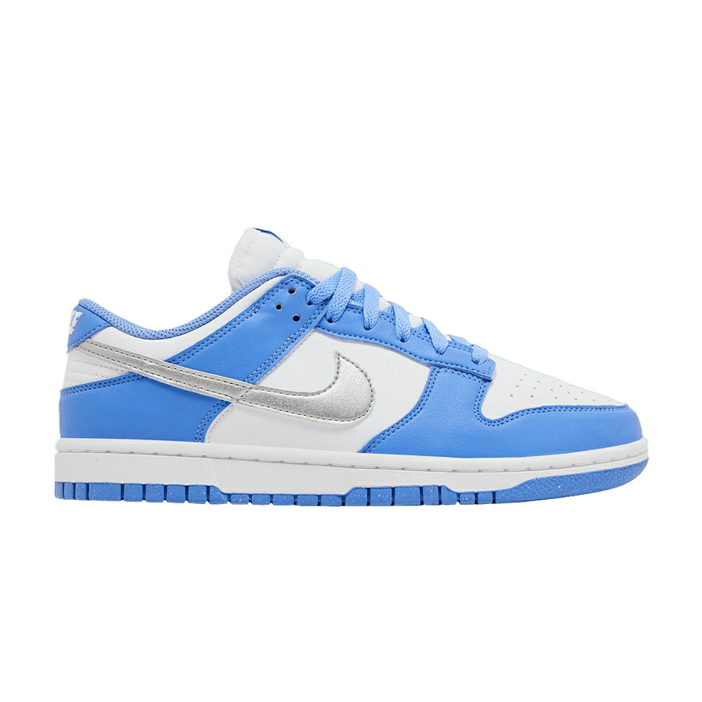 ナイキ ダンク 白いこと 白いこと ダンクロー \u0027ROYAL PULSE\u0027 スニーカー レディース NIKE WMNS DUNK LOW NEXT NATURE / ROYAL PULSE WHITE METALLIC