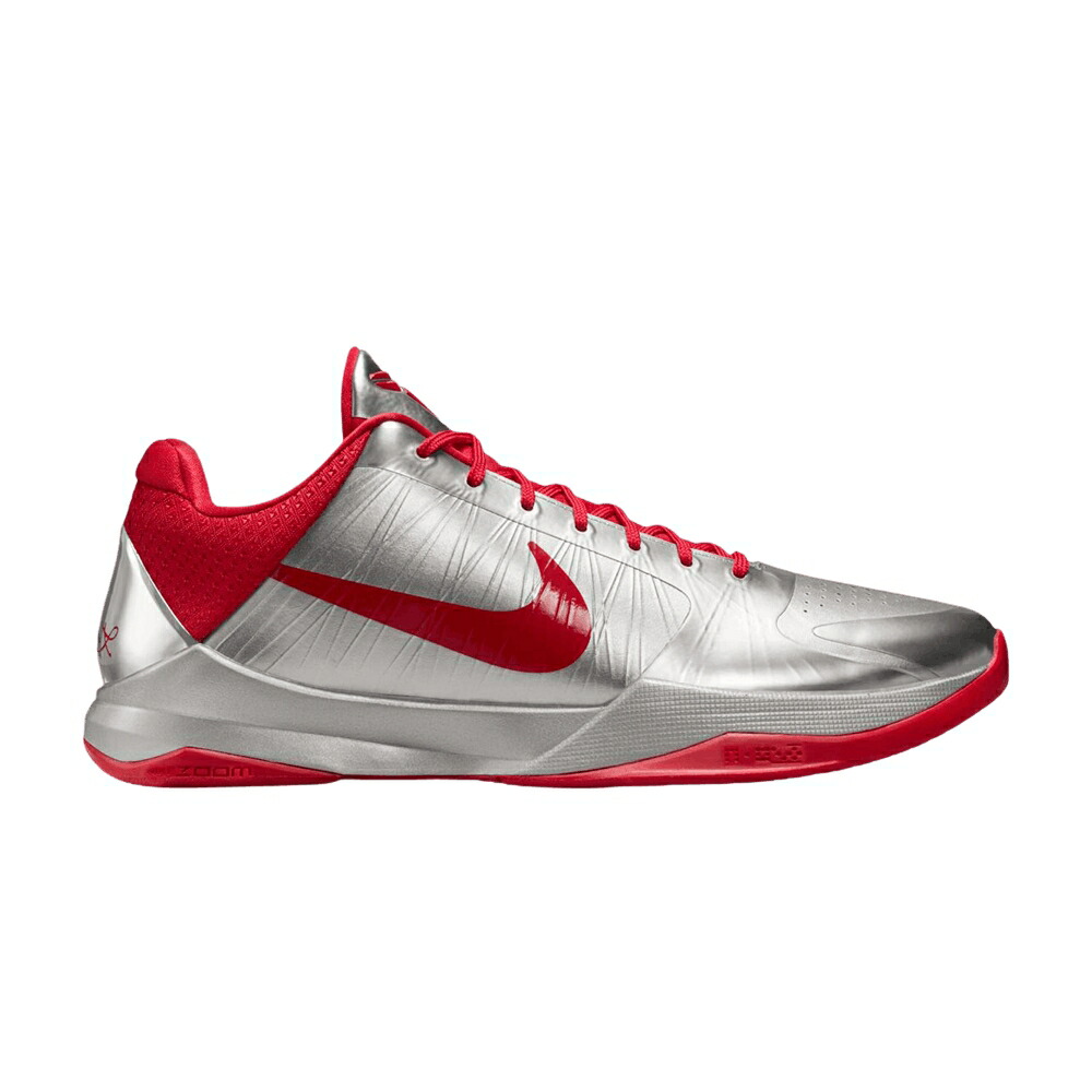 ナイキ ズーム コービー プロトロ 銀色 シルバー 赤 レッド ROOKIE YEAR スニーカー メンズ NIKE CAITLIN CLARK X ZOOM KOBE 5 PROTRO OF THE / METALLIC SILVER UNIVERSITY RED