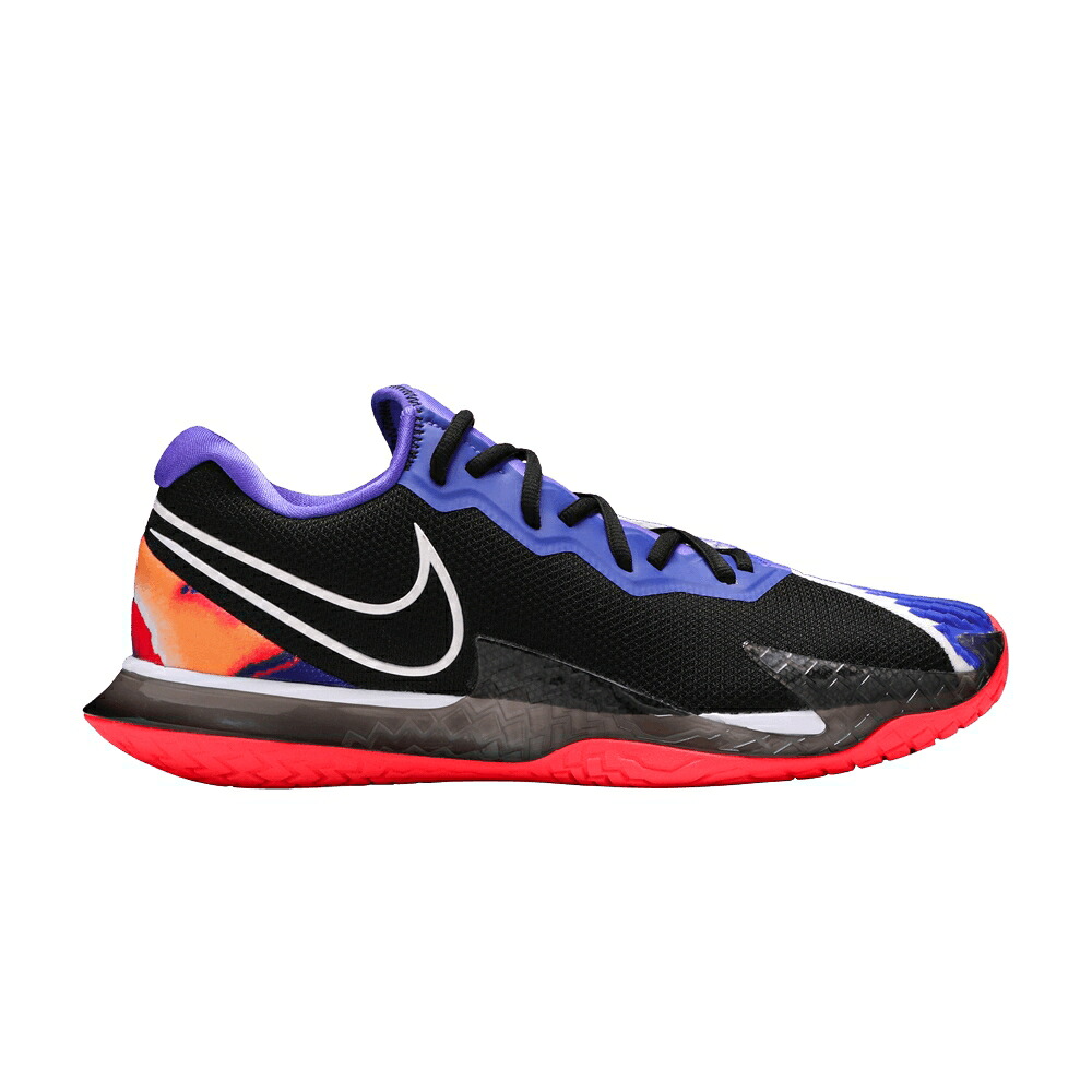ナイキ コート ズーム 黒色 ブラック 紫 パープル 白色 ホワイト NADAL スニーカー メンズ NIKE NIKECOURT ZOOM VAPOR CAGE 4 / BLACK COURT PURPLE WHITE BRIGHT