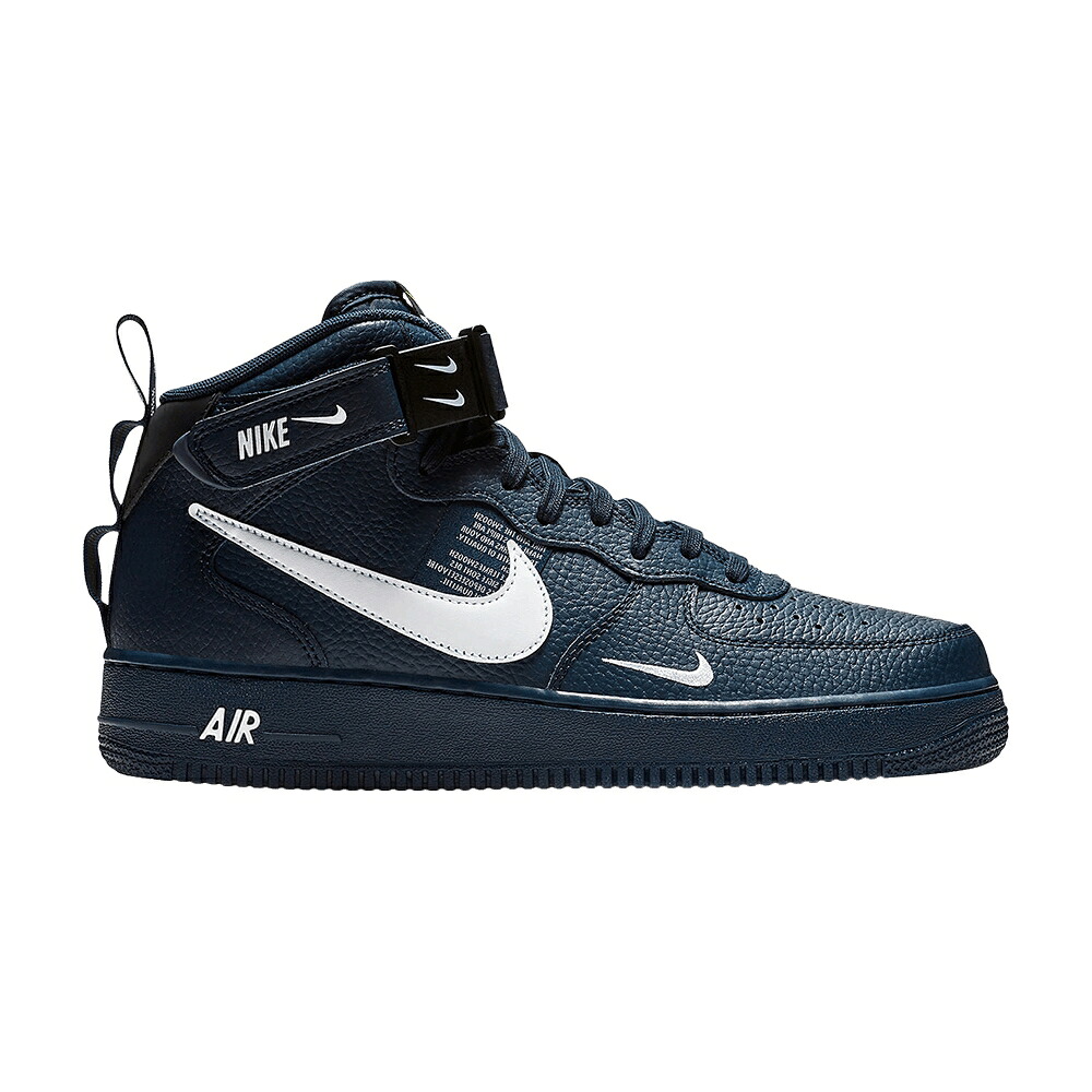 ナイキ ミッド 紺色 米国海軍 空軍 \u002707 \u0027NAVY\u0027 スニーカー メンズ NIKE AIR FORCE 1 MID LV8 / NAVY