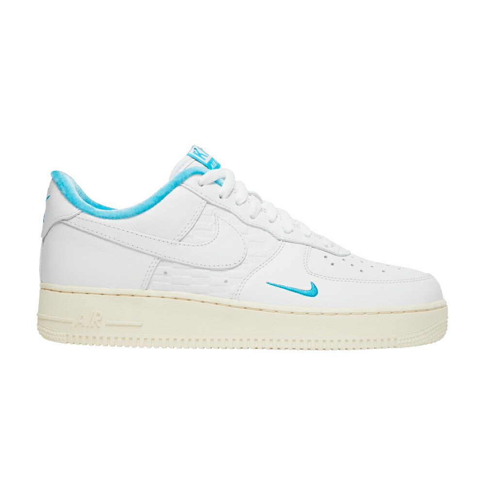 ナイキ 白いこと 白いこと 青味 青み 空軍 \u0027HAWAII\u0027 スニーカー メンズ NIKE KITH X AIR FORCE 1 LOW / WHITE BLUE LAGOON ALOE VERDE