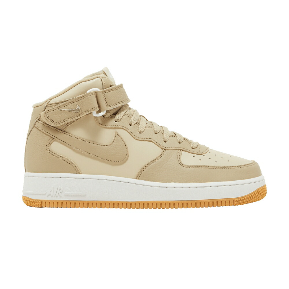 ナイキ ミッド 白色 ホワイト エアフォース 07 LIMESTONE スニーカー メンズ NIKE AIR FORCE 1 MID LX / LIMESTONE RATTAN SUMMIT WHITE