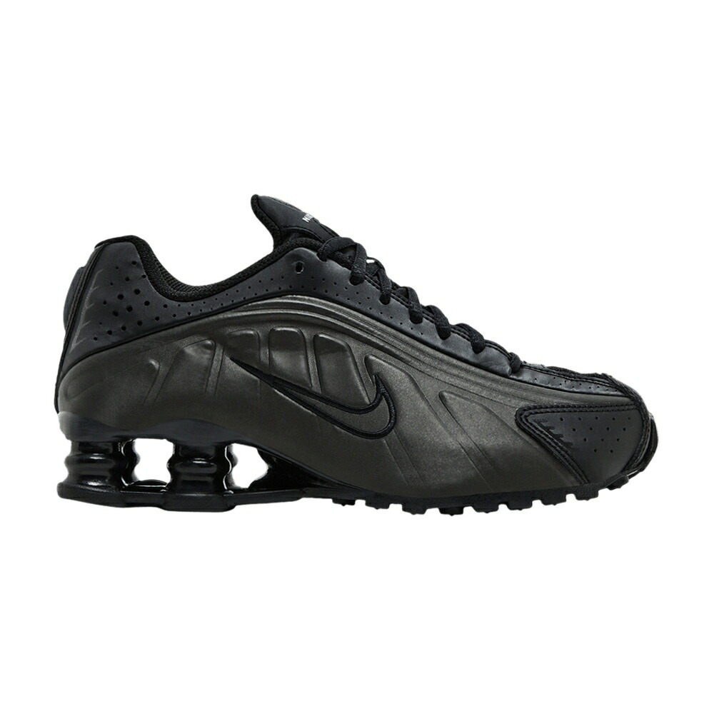 ナイキ ショックス 黒いこと 黒いこと クリムゾン \u0027TRIPLE BLACK\u0027 お坊っちゃん キッズ NIKE SHOX R4 GS / BLACK BLACK BRIGHT CRIMSON BLACK もの言う花 マタニティ スニーカー
