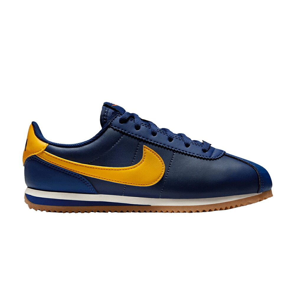 ナイキ コルテッツ 紺色 米国海軍 青碧 青碧 \u0027MIDNIGHT GOLD\u0027 お坊っちゃん キッズ NIKE CORTEZ GS NAVY UNIVERSITY / MIDNIGHT NAVY BLUE VOID SAIL もの言う花 マタニティ スニーカー