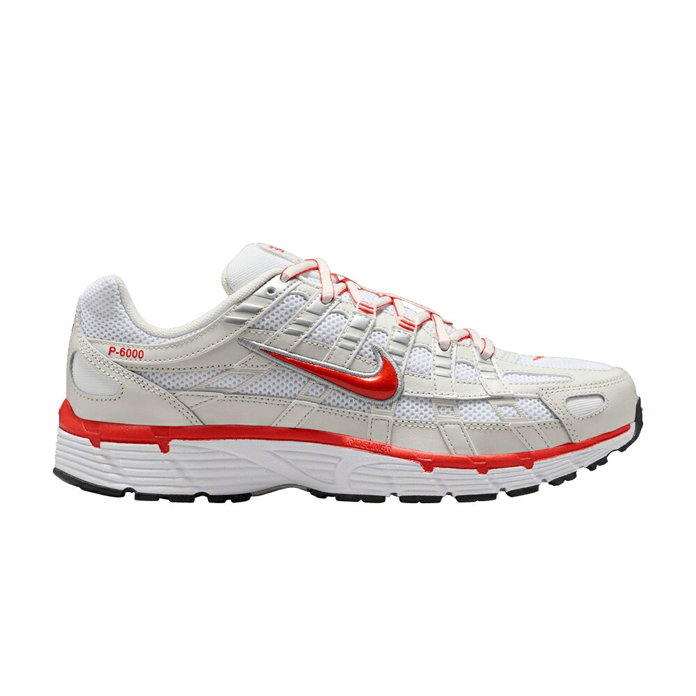 ナイキ 白いこと 白いこと プラチナム 黒いこと 黒いこと \u0027PLATINUM RED\u0027 スニーカー レディース NIKE WMNS P-6000 TINT PICANTE / WHITE PLATINUM TINT BLACK