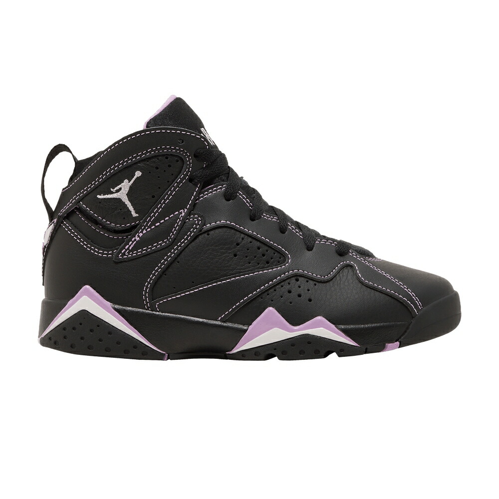 ナイキ 黒いこと 黒いこと 混雑時 エアジョーダン \u0027BARELY GRAPE\u0027 お坊っちゃん キッズ AIR JORDAN AIR JORDAN 7 RETRO GS / BLACK BARELY GRAPE RUSH FUCHSIA もの言う花 マタニティ スニーカー