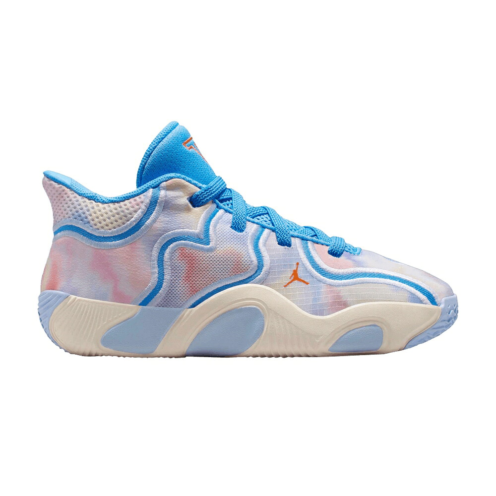 ナイキ 青碧 青碧 象牙色 エアジョーダン \u0027TIE DYE\u0027 お坊っちゃん キッズ AIR JORDAN AIR JORDAN TATUM 3 なおなお書き / UNIVERSITY BLUE PALE IVORY ROYAL もの言う花 マタニティ スニーカー