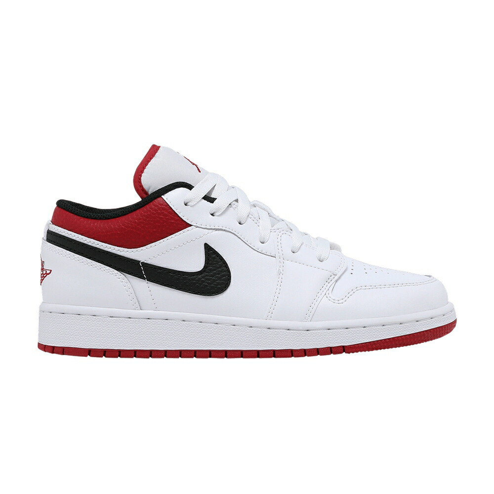 ナイキ 白いこと 白いこと 赤 赤いこと 黒いこと 黒いこと エアジョーダン \u0027WHITE RED\u0027 お坊っちゃん キッズ AIR JORDAN AIR JORDAN 1 LOW GS GYM / WHITE GYM RED BLACK もの言う花 マタニティ スニーカー