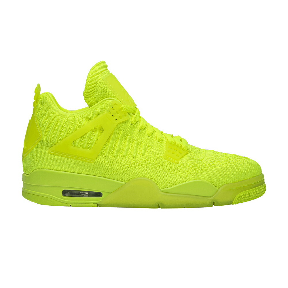ナイキ フライニット エアジョーダン VOLT スニーカー メンズ AIR JORDAN AIR JORDAN 4 RETRO FLYKNIT / VOLT VOLT VOLT