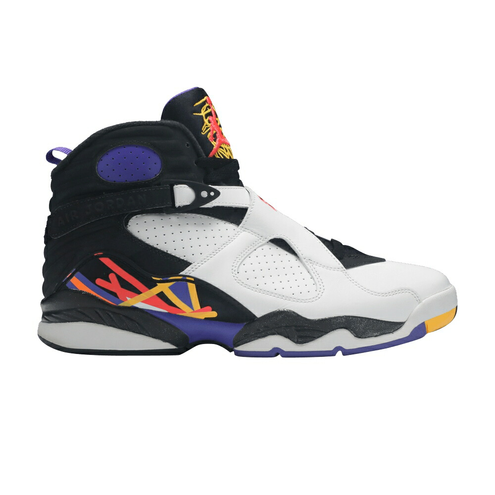 ナイキ 白色 ホワイト コンコルド コンコード 黒色 ブラック エアジョーダン THREEPEAT スニーカー メンズ AIR JORDAN AIR JORDAN 8 THREE-PEAT / WHITE BRIGHT CONCORD BLACK