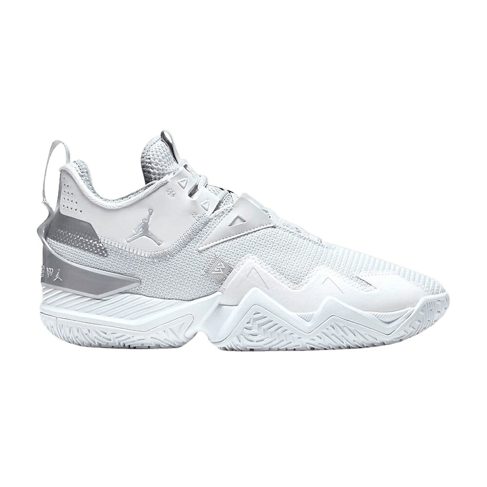ナイキ ウェストブルック 白いこと 白いこと しろがね色 しろがね色 エアジョーダン \u0027WHITE SILVER\u0027 スニーカー メンズ AIR JORDAN AIR JORDAN WESTBROOK ONE TAKE METALLIC / WHITE WHITE METALLIC SILVER