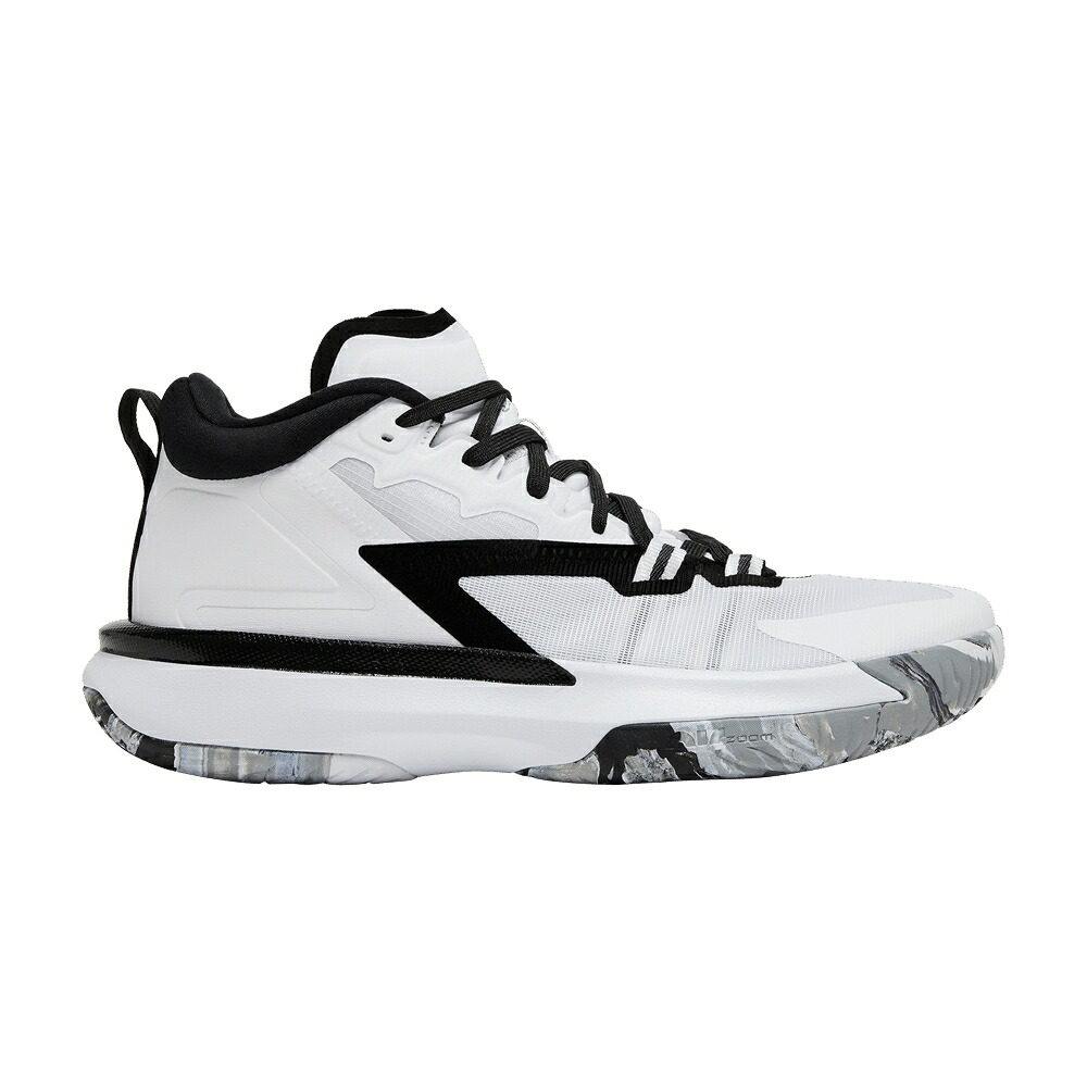 ナイキ 白いこと 白いこと 黒いこと 黒いこと エアジョーダン \u0027WHITE BLACK\u0027 スニーカー メンズ AIR JORDAN AIR JORDAN ZION 1 結核症 / WHITE WHITE BLACK