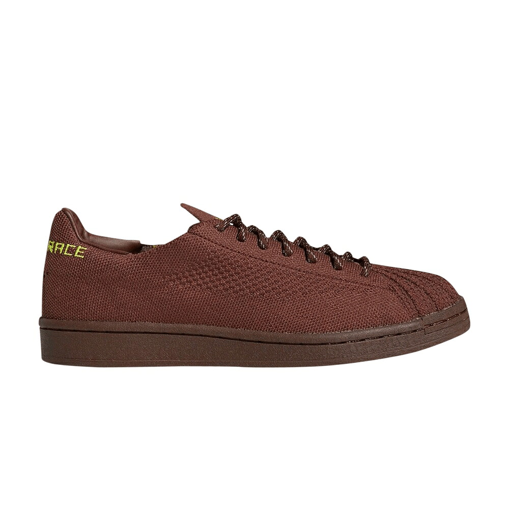 アディダス はやりっ児 \u0027BROWN\u0027 スニーカー メンズ ADIDAS PHARRELL X SUPERSTAR PRIMEKNIT /