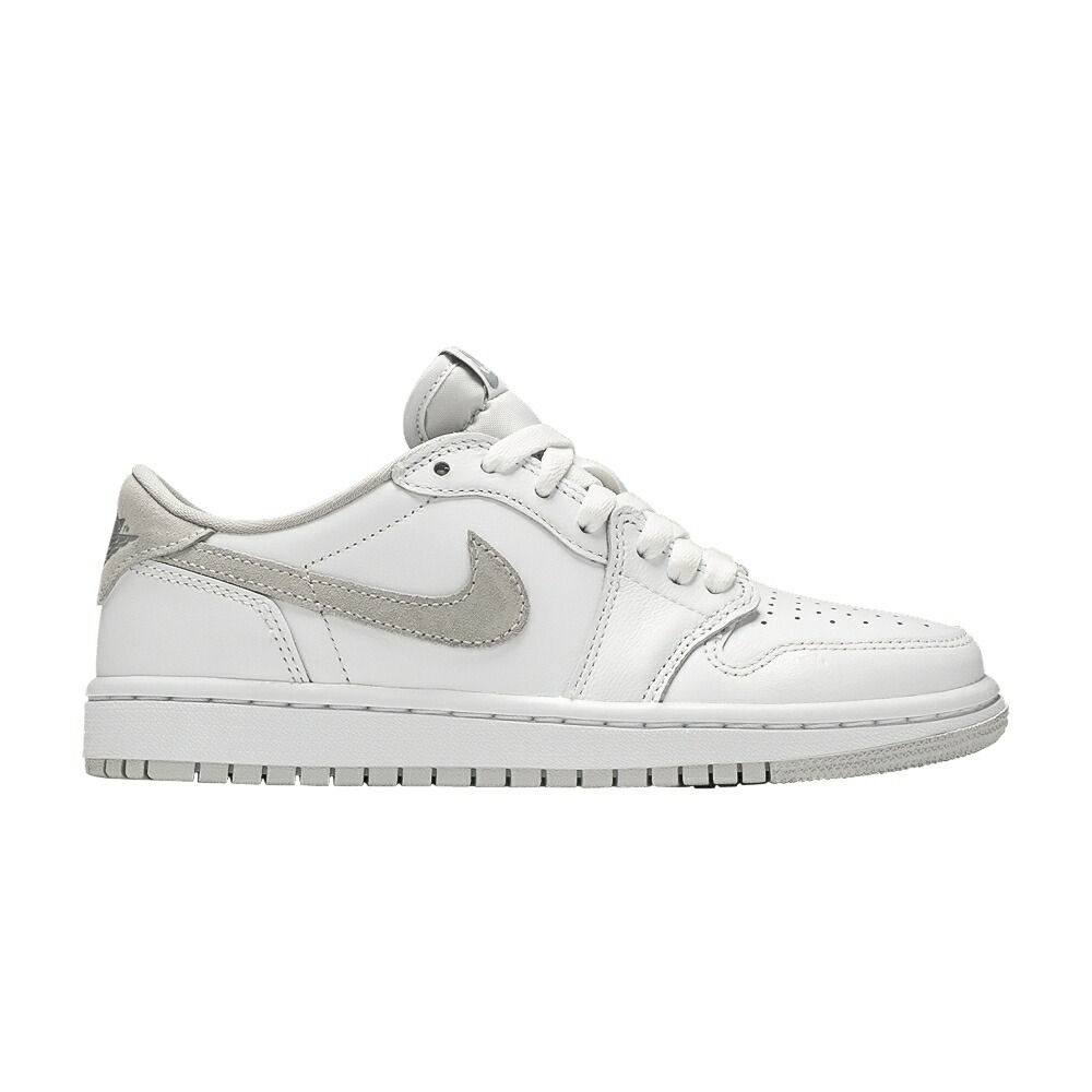 ナイキ 白いこと 白いこと 薄墨色 薄墨色 エアジョーダン \u0027NEUTRAL GREY\u0027 スニーカー レディース AIR JORDAN WMNS AIR JORDAN 1 RETRO LOW OG 2021 / WHITE PARTICLE GREY NEUTRAL GREY