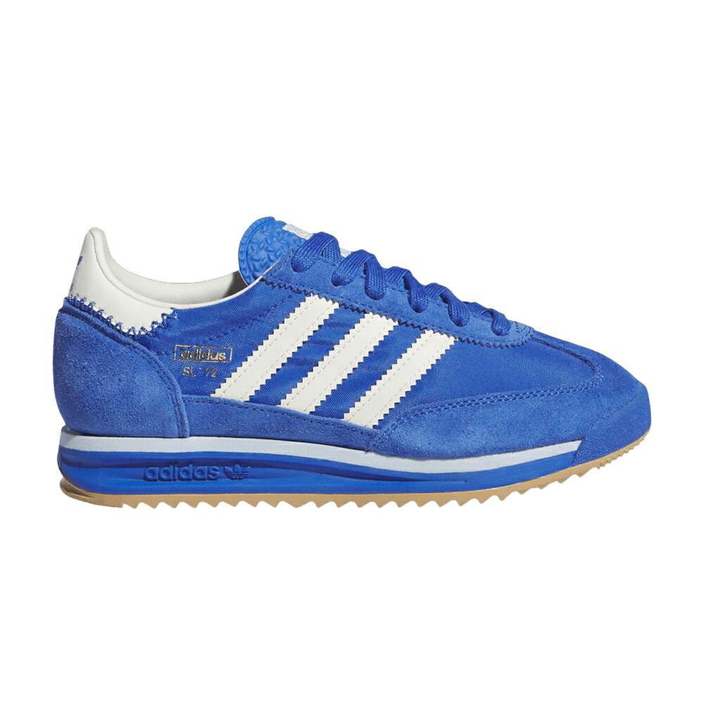 アディダス 青色 ブルー スカイ 白色 ホワイト 'BLUE WHITE' スニーカー メンズ ADIDAS SL72 J OFF / BLUE CLEAR SKY OFF WHITE