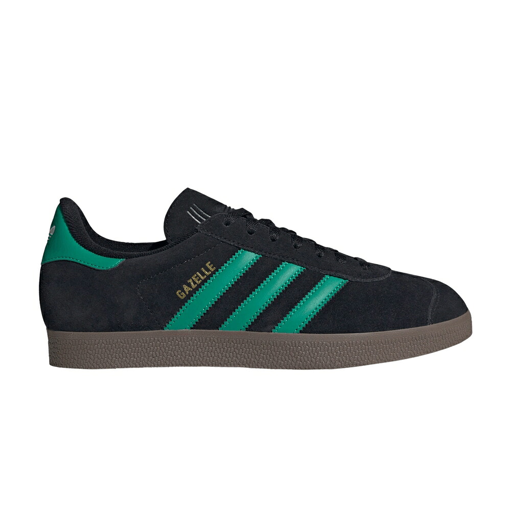 アディダス ガゼル 厚地の外套 中核グループ 黒いこと 黒いこと 緑 緑であること \u0027BLACK GREEN\u0027 スニーカー メンズ ADIDAS GAZELLE COURT / CORE BLACK COURT GREEN CLOUD