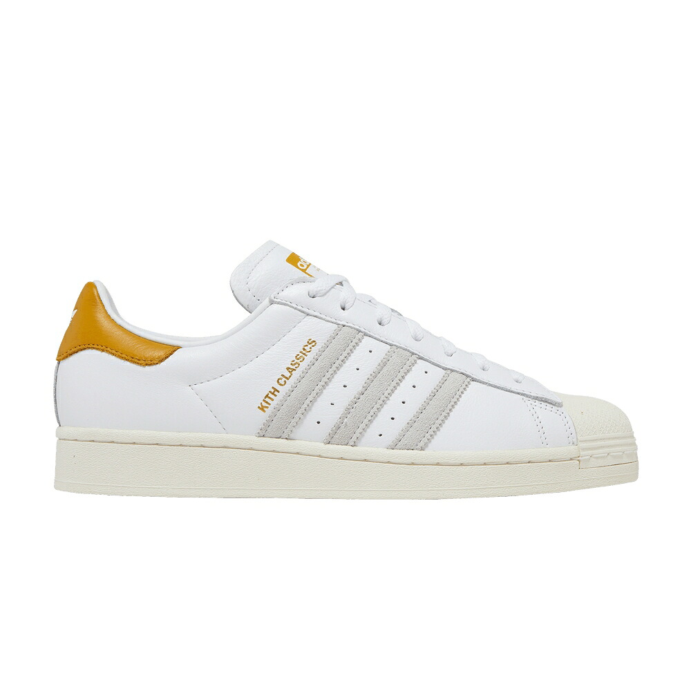 アディダス はやりっ子 白いこと 白いこと \u0027CLASSICS MANGO\u0027 スニーカー メンズ ADIDAS KITH X SUPERSTAR PROGRAM - / FOOTWEAR WHITE OFF WHITE