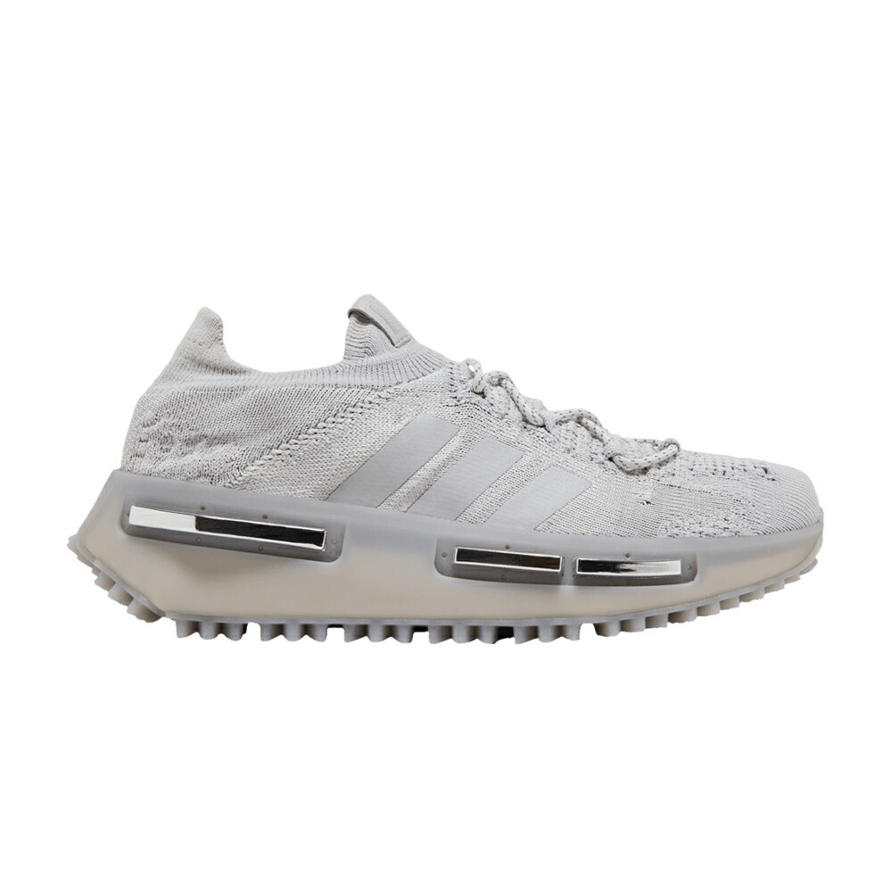 アディダス しろがね色 しろがね色 薄墨色 薄墨色 NMD_S1 \u0027GREY METALLIC\u0027 スニーカー メンズ ADIDAS SILVER / GREY TWO GREY ONE SILVER