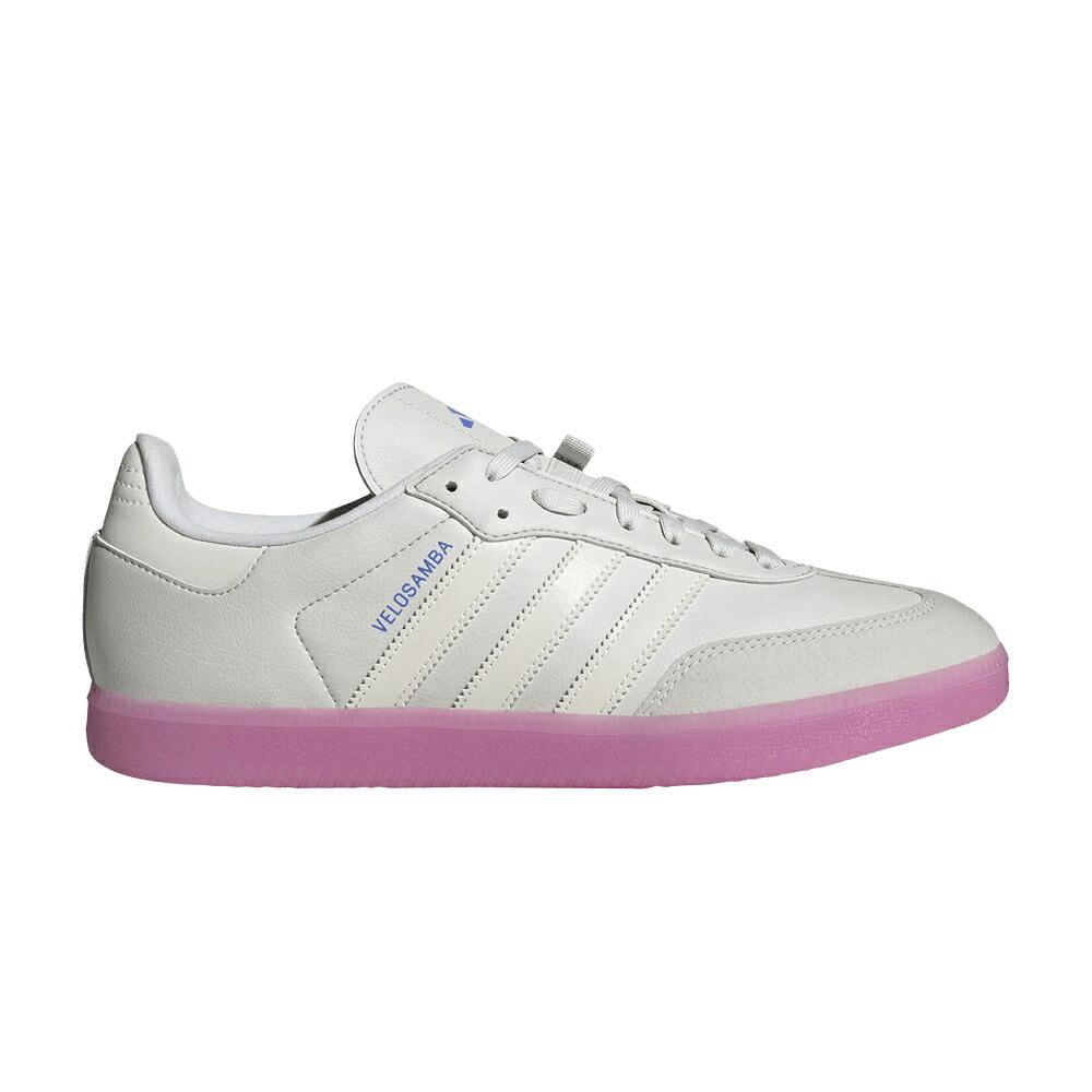 アディダス 薄墨色 薄墨色 白いこと 白いこと \u0027GREY FUCHSIA\u0027 スニーカー メンズ ADIDAS VELOSAMBA LUCID / GREY ONE OFF WHITE LUCID FUCHSIA