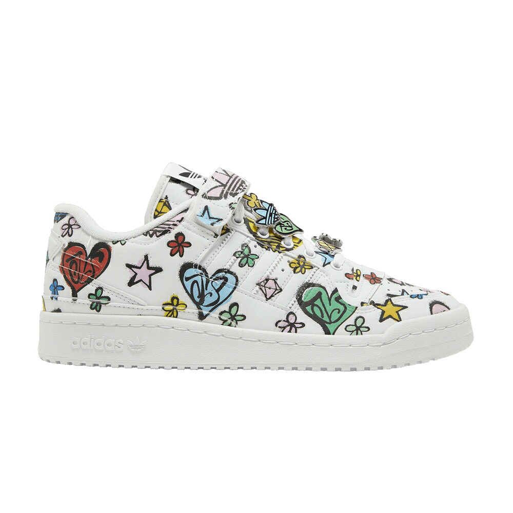 アディダス ジェレミー 討論会 白いこと 白いこと 中核グループ \u0027MONOGRAM\u0027 スニーカー メンズ ADIDAS JEREMY SCOTT X FORUM 84 LOW / CLOUD WHITE CLOUD WHITE CORE