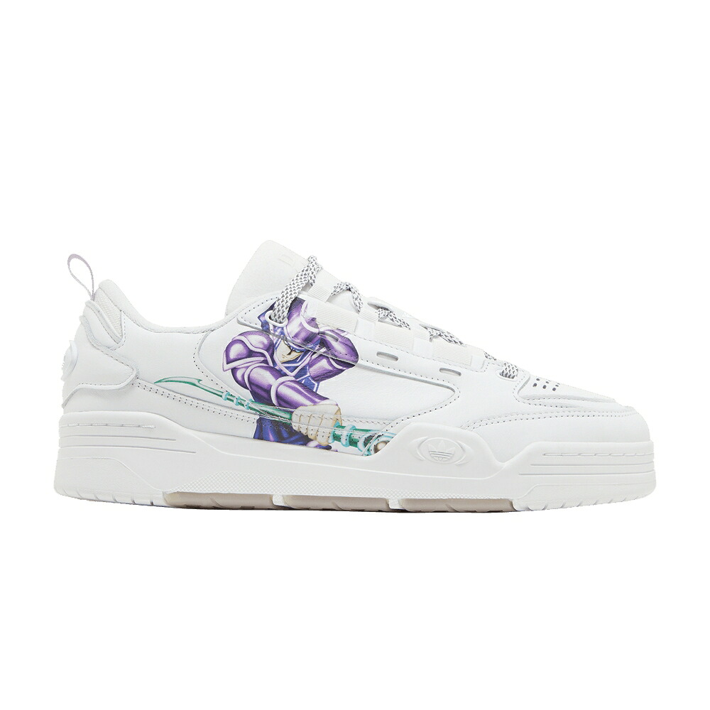 アディダス 白いこと 白いこと 紫 パープル YUGIOH! \u0027DARK MAGICIAN\u0027 スニーカー メンズ ADIDAS YU-GI-OH! X ADI2000 / CLOUD WHITE CLOUD WHITE PURPLE