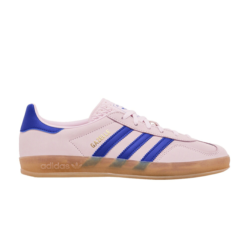 アディダス ガゼル サクラ色 青み 青色 \u0027CLEAR BLUE\u0027 スニーカー レディース ADIDAS WMNS GAZELLE INDOOR PINK LUCID / CLEAR PINK LUCID BLUE GUM