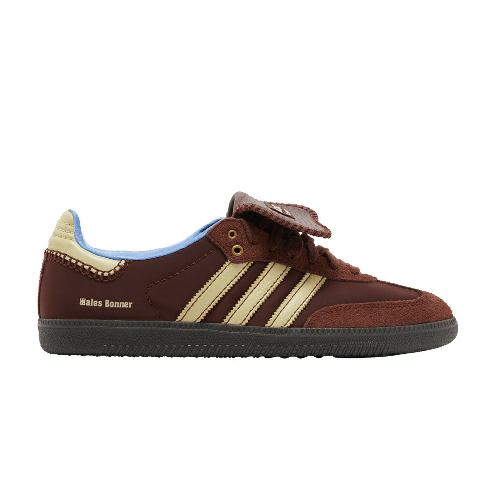アディダス サンバ ナイロン フォックス 茶色 ブラウン ベージュ 青色 ブルー FOX BROWN スニーカー メンズ ADIDAS WALES BONNER X SAMBA NYLON / FOX BROWN SANDY BEIGE LUCKY BLUE