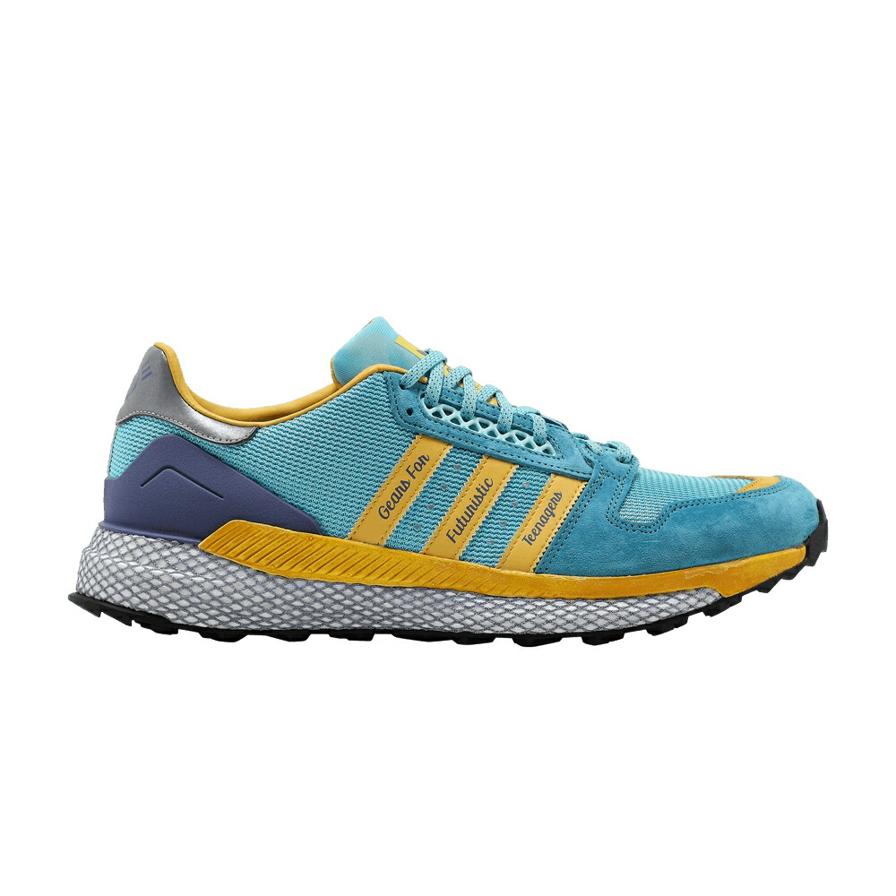 アディダス アクア 中核グループ \u0027LIGHT AQUA\u0027 スニーカー メンズ ADIDAS HUMAN MADE X QUESTAR / LIGHT AQUA ST FADE OCEAN CORE