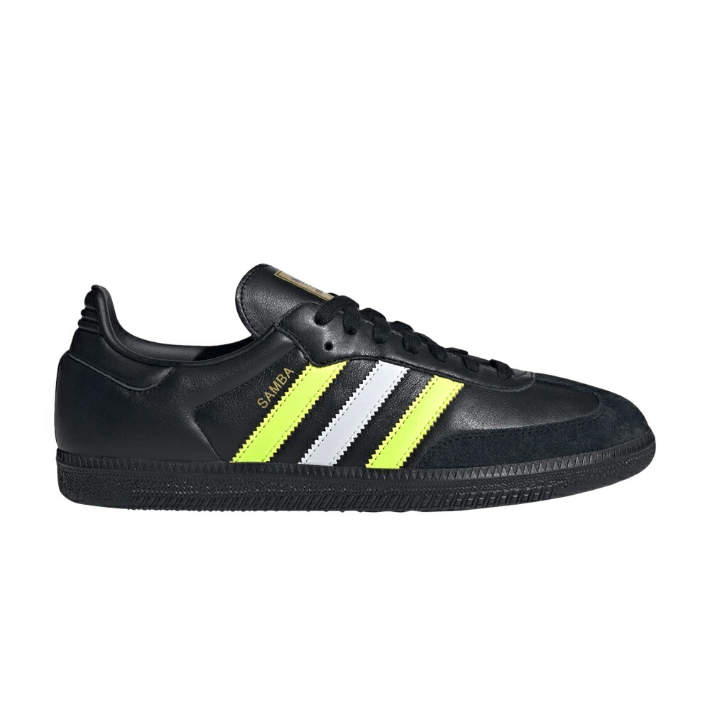 アディダス サンバ 中核グループ 黒いこと 黒いこと 黄味がかった 黄色 \u0027BLACK YELLOW\u0027 スニーカー メンズ ADIDAS SAMBA OG SOLAR / CORE BLACK SOLAR YELLOW MATTE