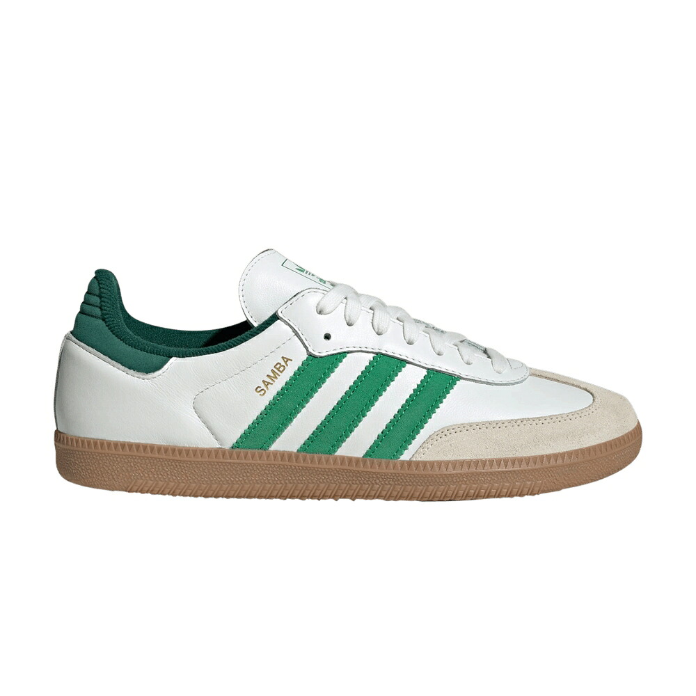 アディダス サンバ 中核グループ 白いこと 白いこと 緑 緑であること \u0027WHITE GREEN\u0027 スニーカー メンズ ADIDAS SAMBA OG COLLEGIATE / CORE WHITE GREEN COLLEGIATE スニーカー-靴-メンズ靴