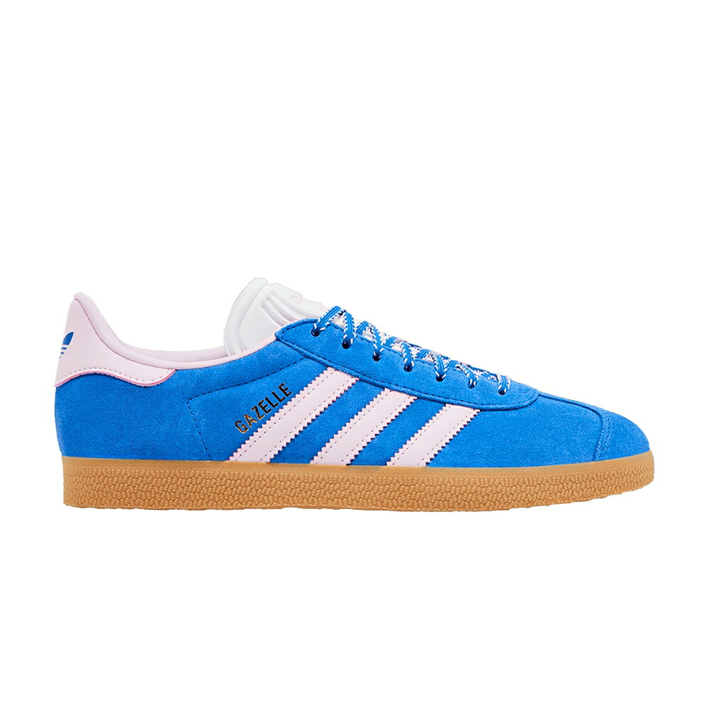 アディダス ガゼル 青み 青色 核融合反応 \u0027BLUE FUSION\u0027 スニーカー レディース ADIDAS WMNS GAZELLE ORCHID / BLUE ORCHID FUSION GUM