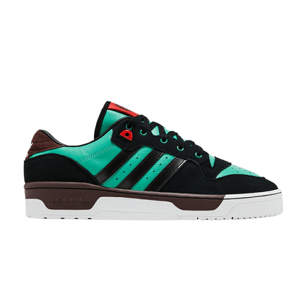 アディダス 中核グループ 黒いこと 黒いこと \u0027TANJIRO\u0027 スニーカー メンズ ADIDAS DEMON SLAYER X RIVALRY LOW / CORE BLACK PANTONE PANTONE