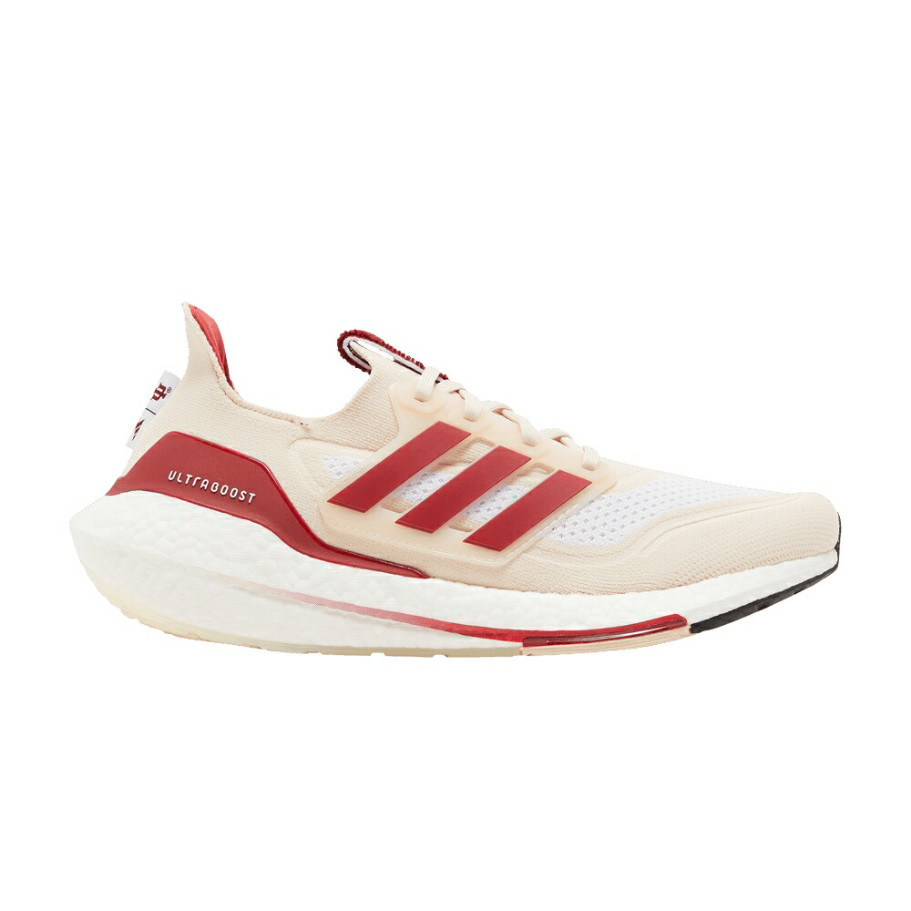 アディダス 白いこと 白いこと 野球クラブ 制覇 赤 赤いこと \u0027NCAA INDIANA\u0027 スニーカー メンズ ADIDAS ULTRABOOST 21 PACK - / CLOUD WHITE TEAM VICTORY RED