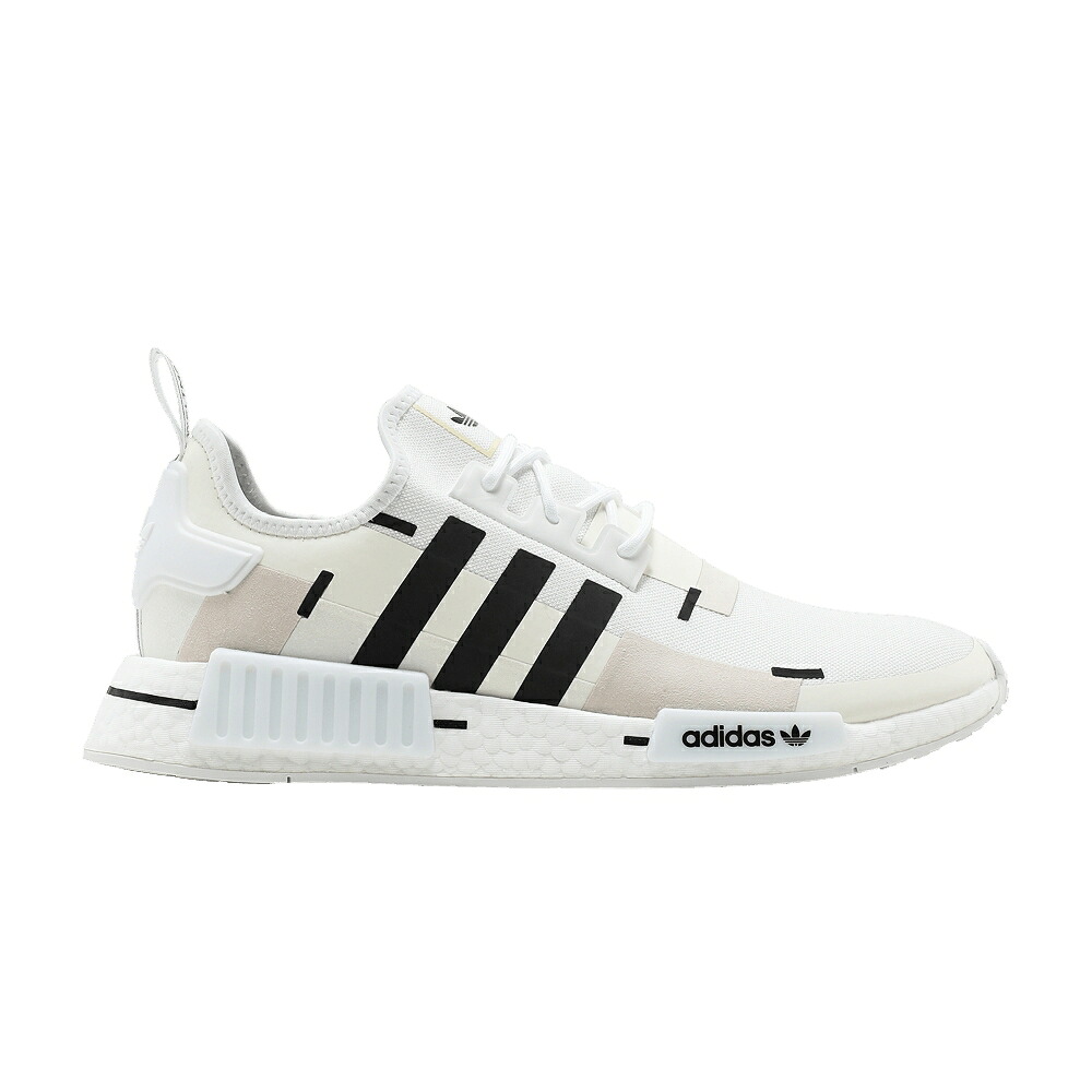 アディダス 白いこと 白いこと 中核グループ NMD_R1 \u0027WHITE\u0027 スニーカー メンズ ADIDAS / CLOUD WHITE CORE WHITE CLOUD スニーカー-メンズ靴