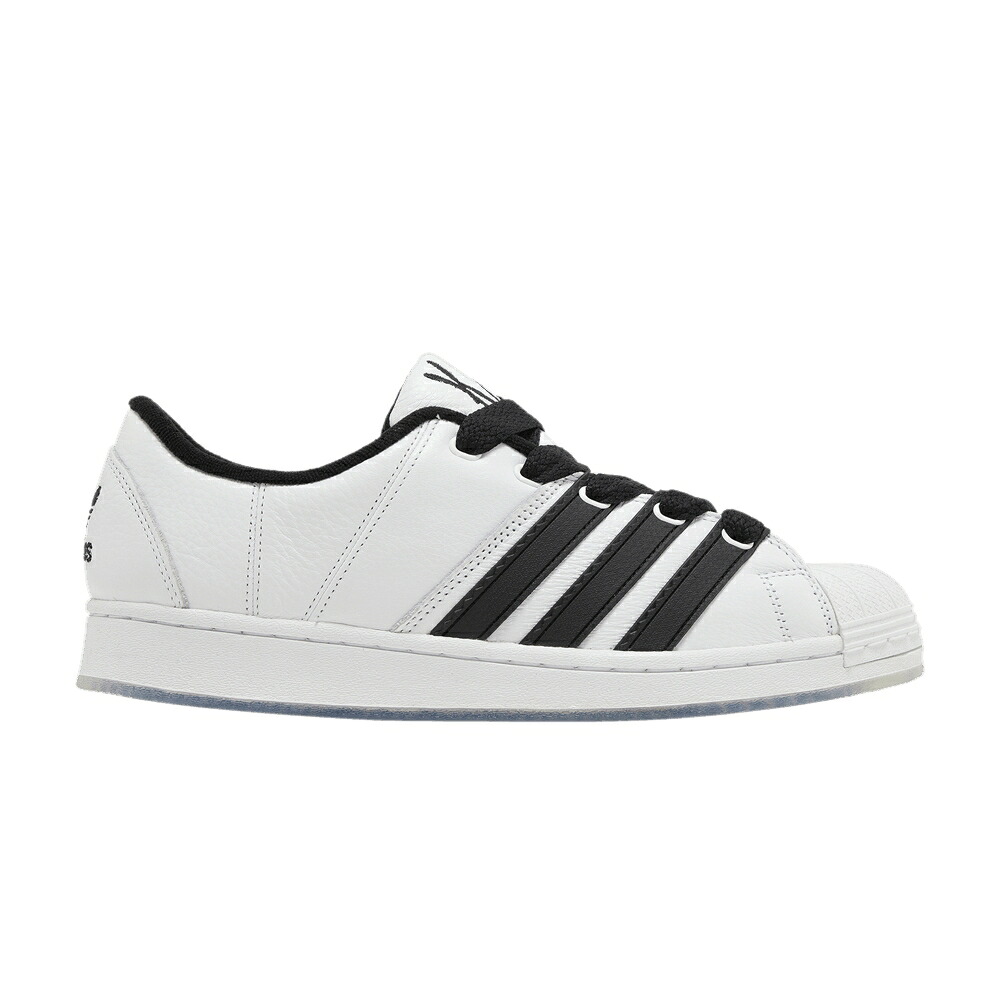 アディダス はやりっ子 白いこと 白いこと 中核グループ 黒いこと 黒いこと \u0027WHITE BLACK\u0027 スニーカー メンズ ADIDAS KORN X SUPERSTAR SUPERMODIFIED / CLOUD WHITE CORE BLACK RICH