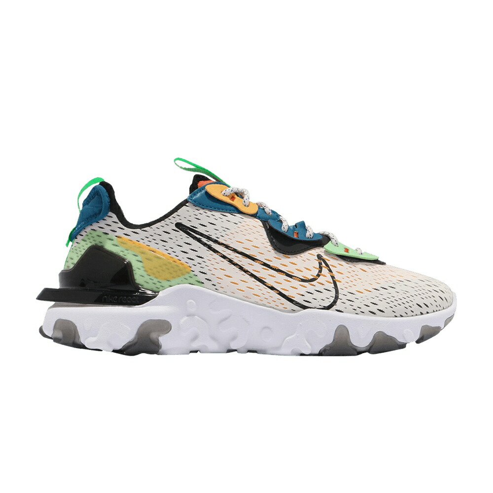 ナイキ リアクト 緑 緑であること レーザ 橙 オレンジ色 \u0027PHANTOM ABYSS\u0027 スニーカー メンズ NIKE REACT VISION GREEN / PHANTOM GREEN ABYSS LASER ORANGE
