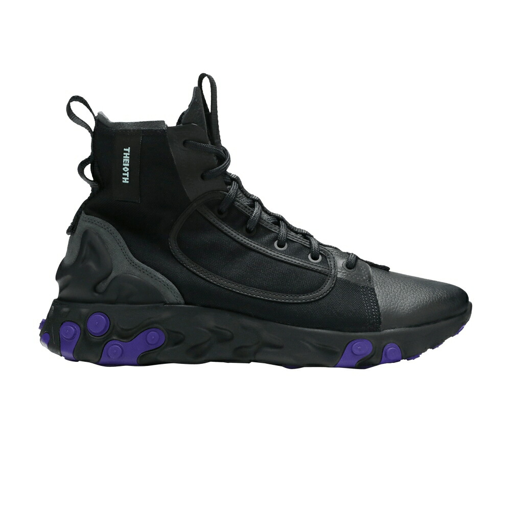 ナイキ リアクト 黒いこと 黒いこと アクア \u0027ANTHRACITE\u0027 スニーカー メンズ NIKE REACT IANGA / BLACK LIGHT AQUA ANTHRACITE