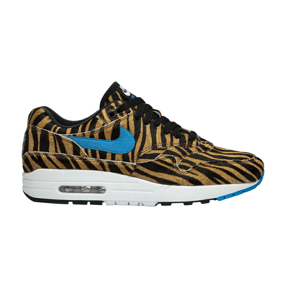 ナイキ マックス 青碧 青碧 白いこと 白いこと エア湖マックス \u0027ANIMAL TIGER\u0027 スニーカー メンズ NIKE ATMOS X AIR MAX 1 DLX PACK - / MULTI COLOR BLUE HERO WHITE