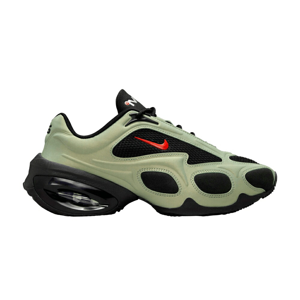 ナイキ マックス 黒いこと 黒いこと 赤 赤いこと 緑 緑であること エア湖マックス \u0027OIL GREEN\u0027 スニーカー レディース NIKE WMNS AIR MAX MUSE / BLACK UNIVERSITY RED OIL GREEN